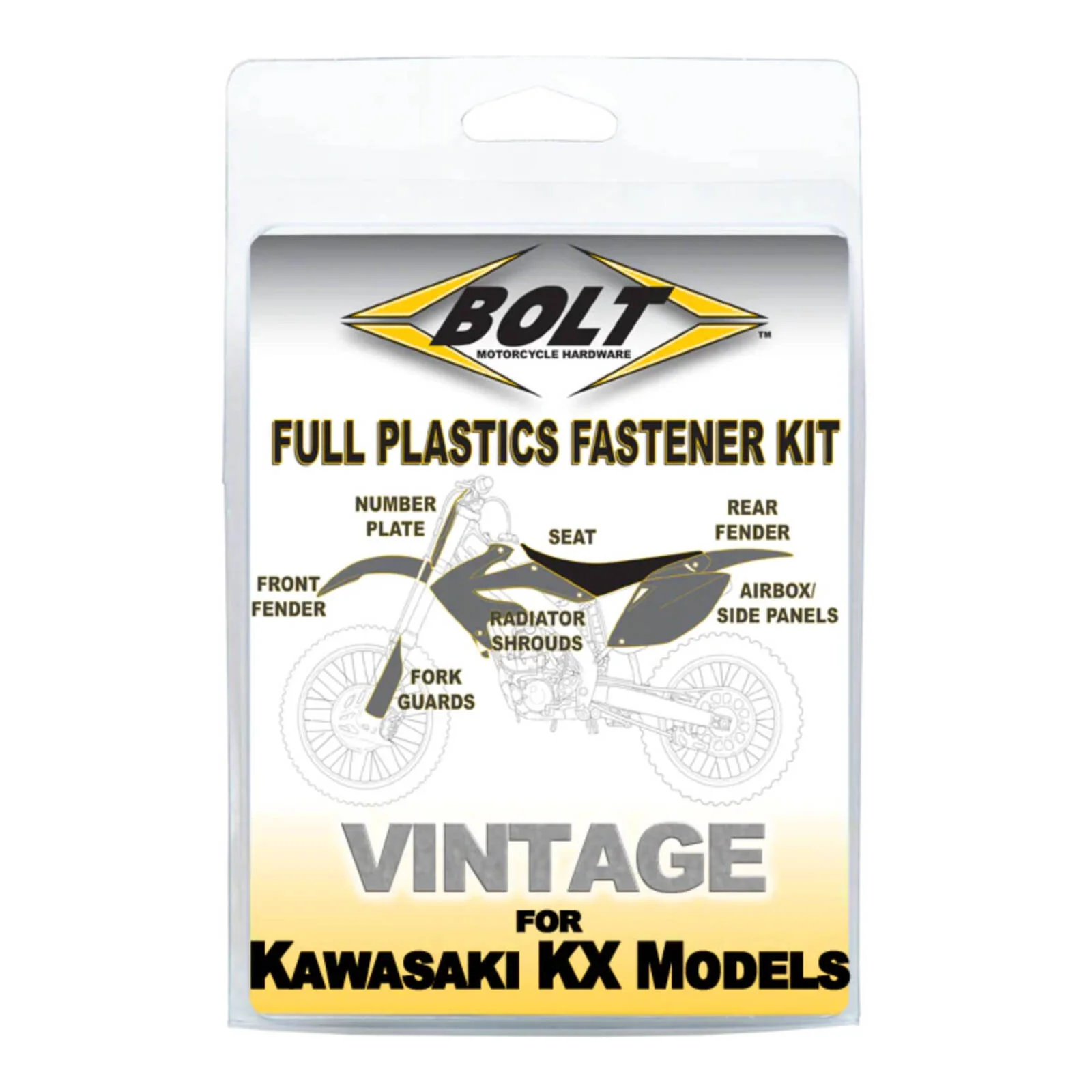Bolt Body Work Fastener Kit Kawasaki KX450F '19-Present / KX250F '21-Present - Image 3