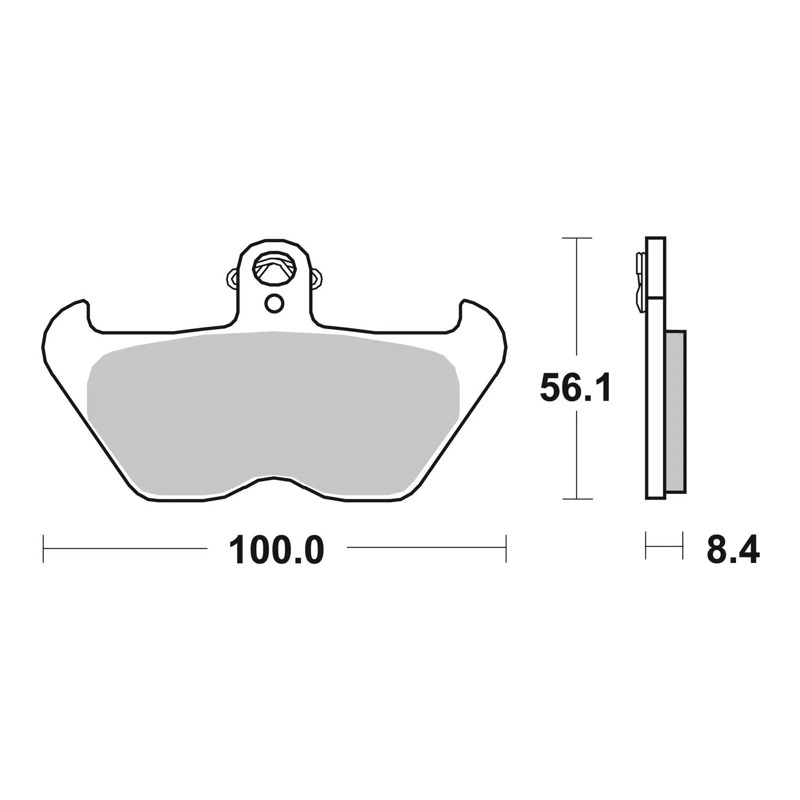 Brembo Prime Brake Pad Sinter Front 07BB24SA - Image 3