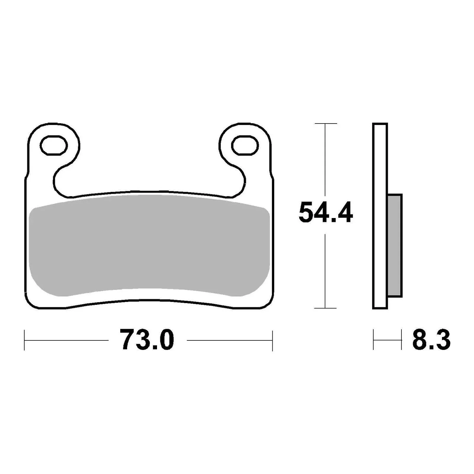 Brembo Prime Brake Pad Sinter Front 07GR90SA - Image 2
