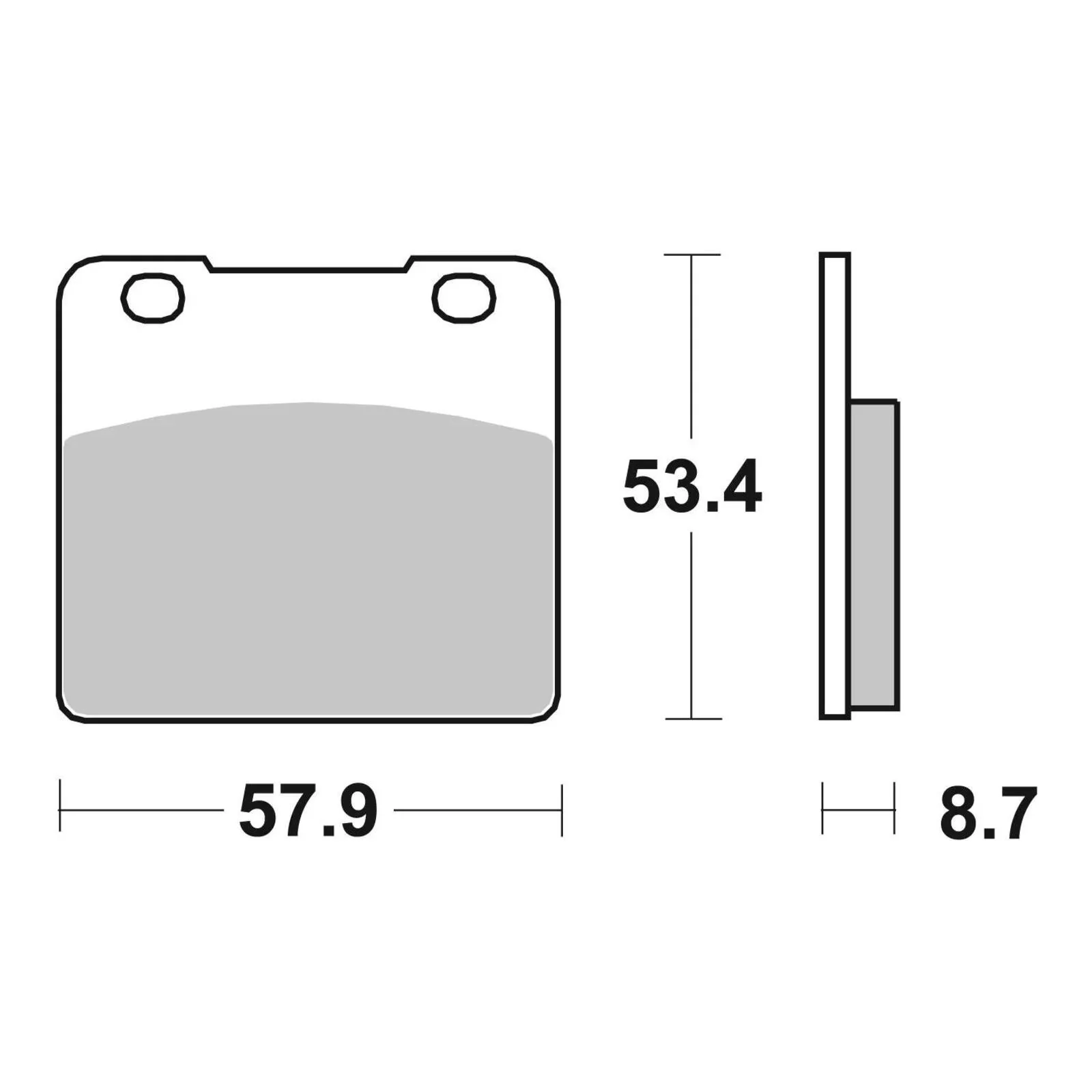 Brembo Prime Brake Pad Sinter Rear 07SU06SP - Image 2