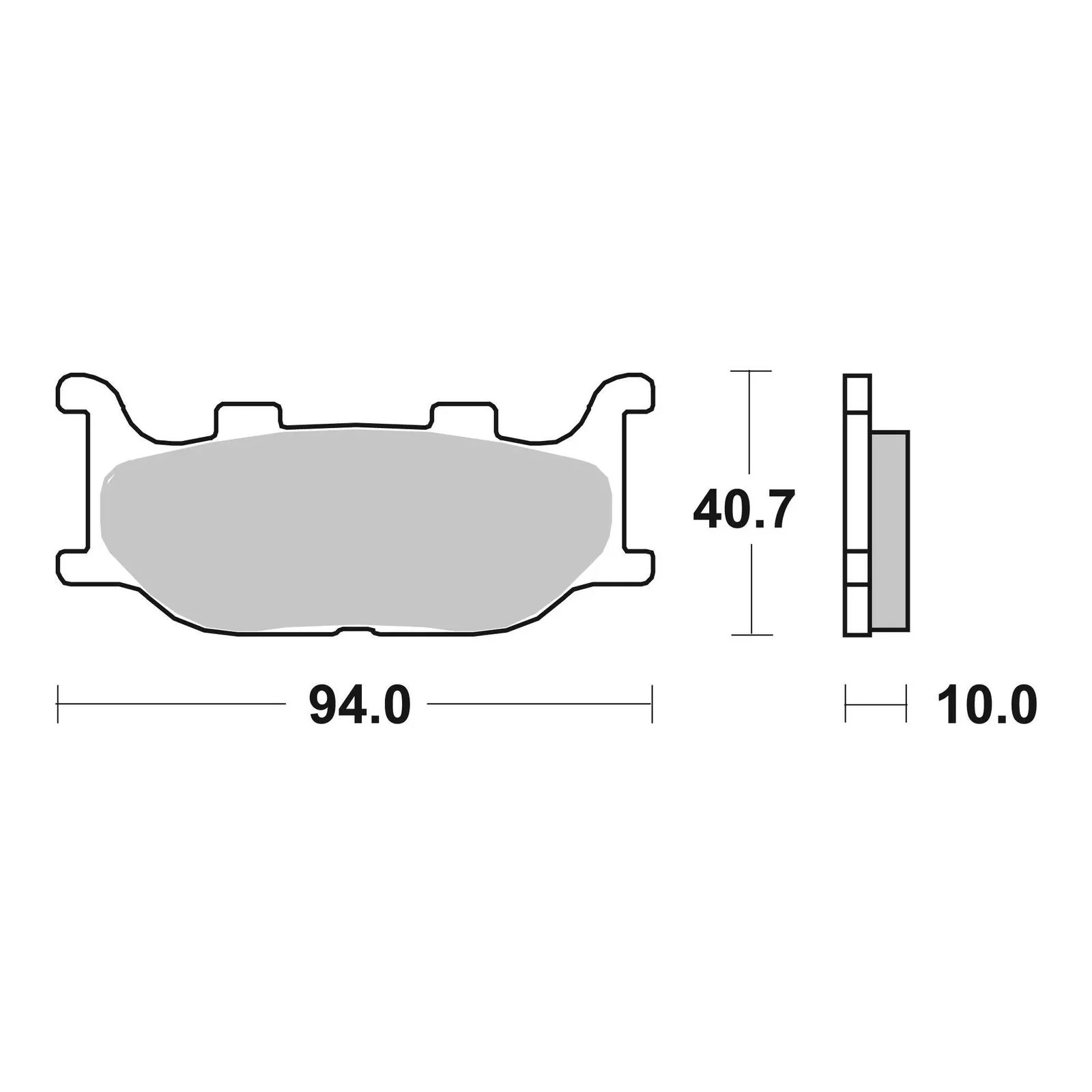 Brembo Prime Brake Pad Sinter Front 07YA34SA - Image 2