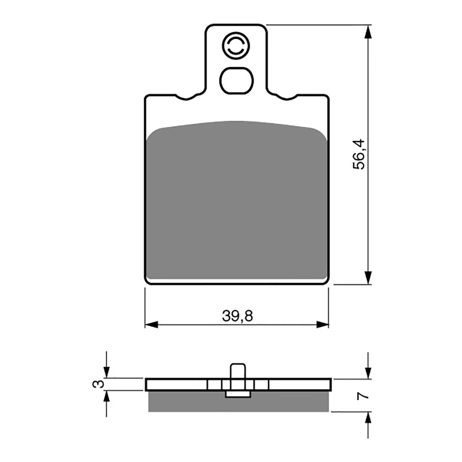 GOLDfren Brake Pads Sintered Sports GF038 - S3 (PH08) - Image 2