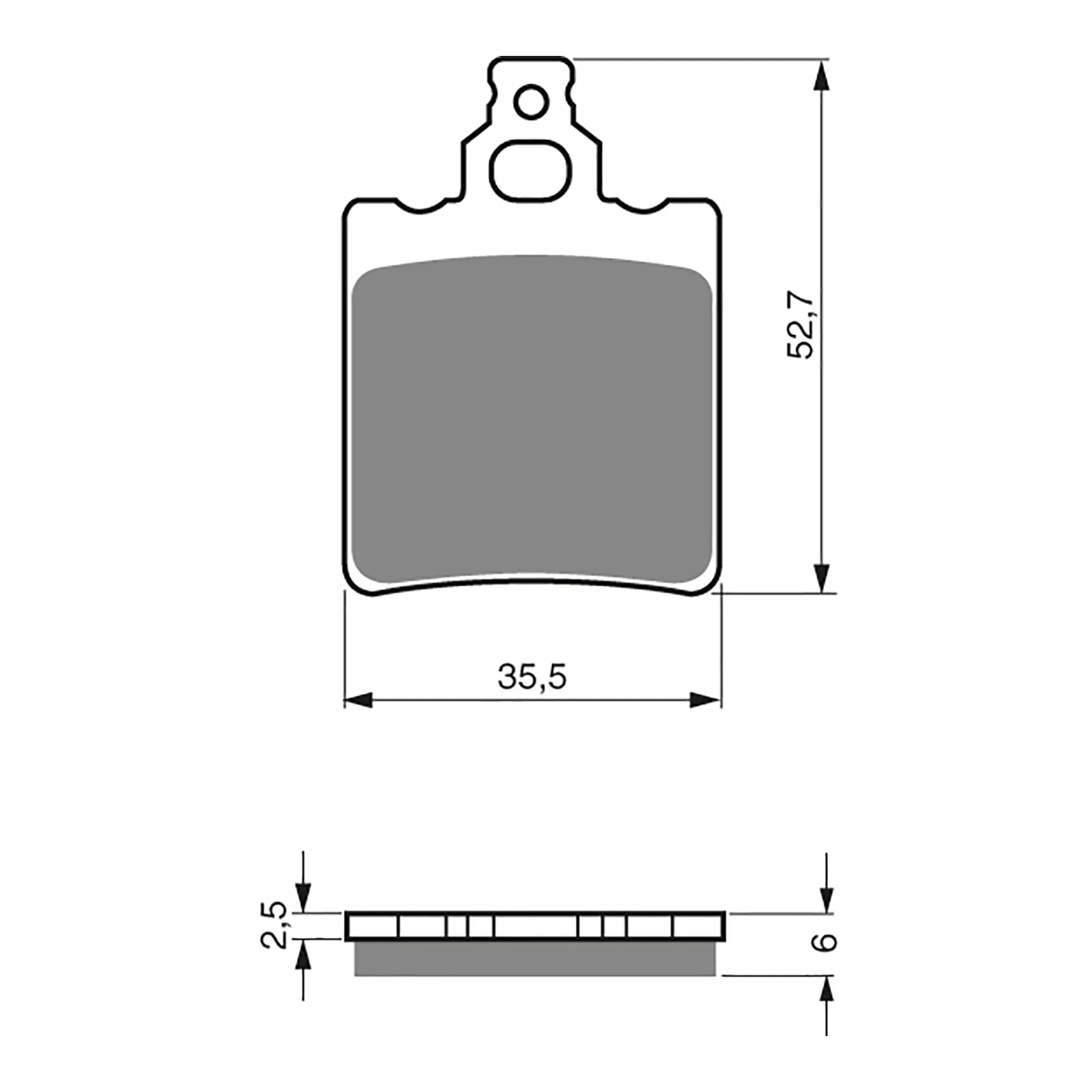 GOLDfren Brake Pads Off-Road Racing GF096 - K5 ( PR149 ) - Image 2