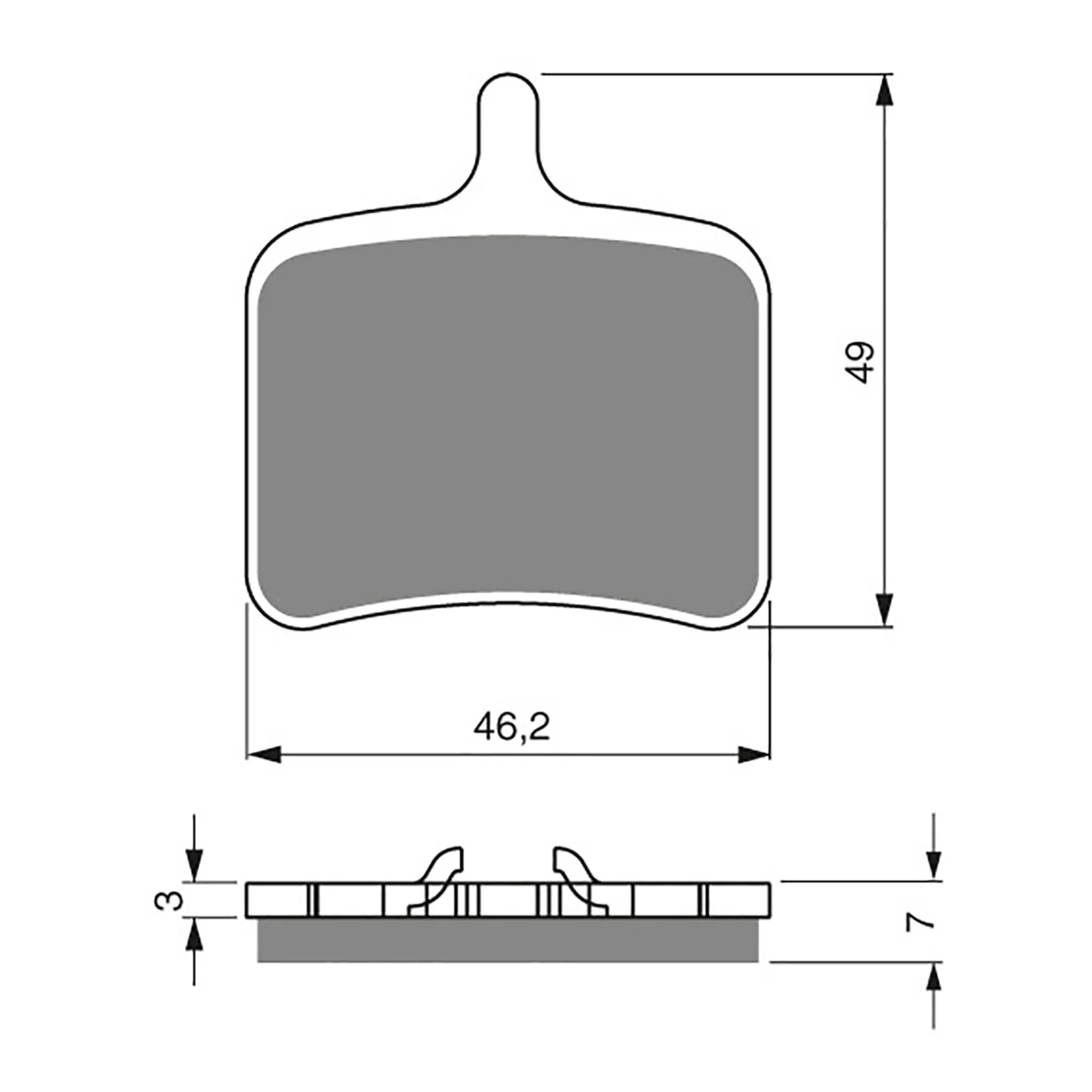 GOLDfren Brake Pads GF290 - S3 - Image 2