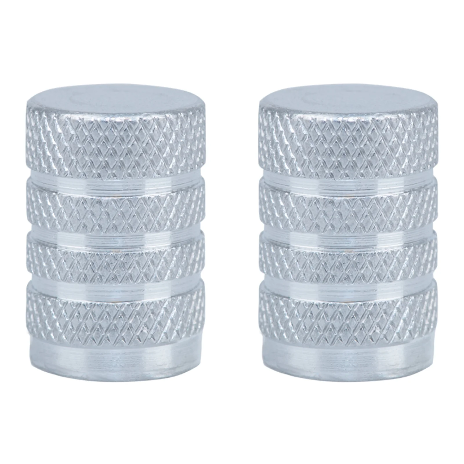 Oxford Gripper Valve Caps - Silver