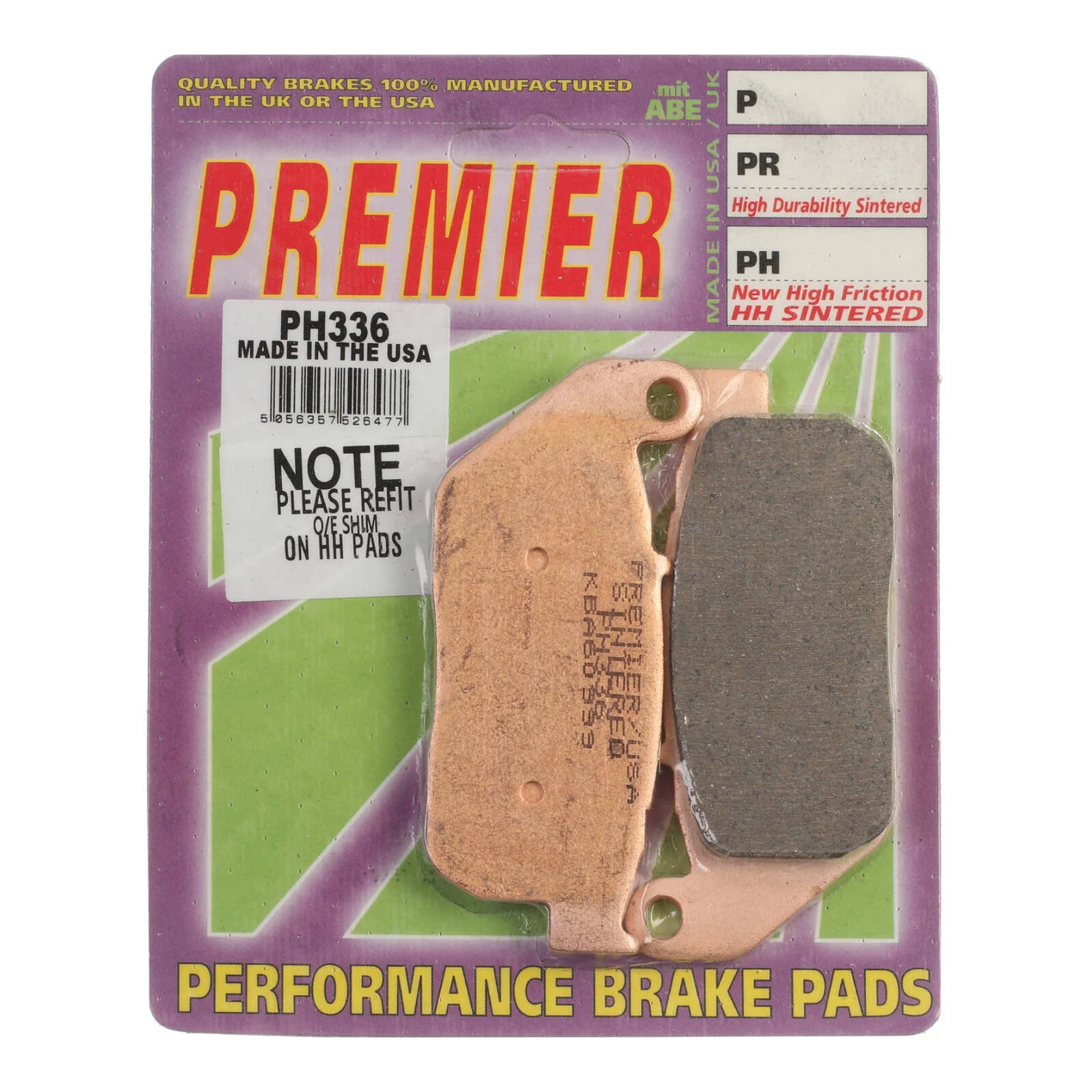 Premier Brake Pads - PH Street Sintered (GF272S3)